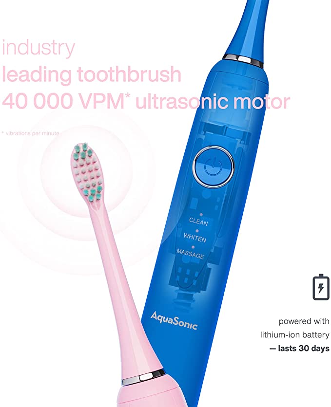 Vibe Series Duo Sonic Whitening Toothbrush/ADA Accepted