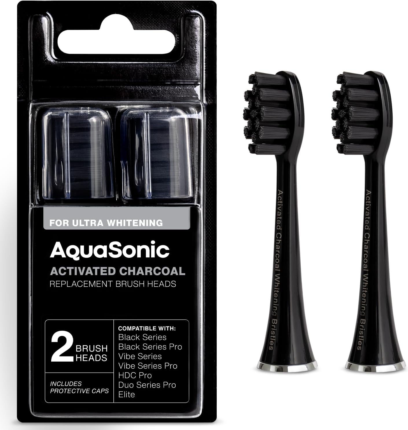 Activated Charcoal Brush Heads