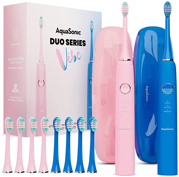 Vibe Series Duo Sonic Whitening Toothbrush/ADA Accepted