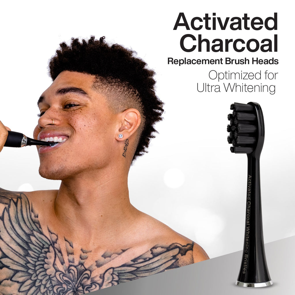 Activated Charcoal Brush Heads