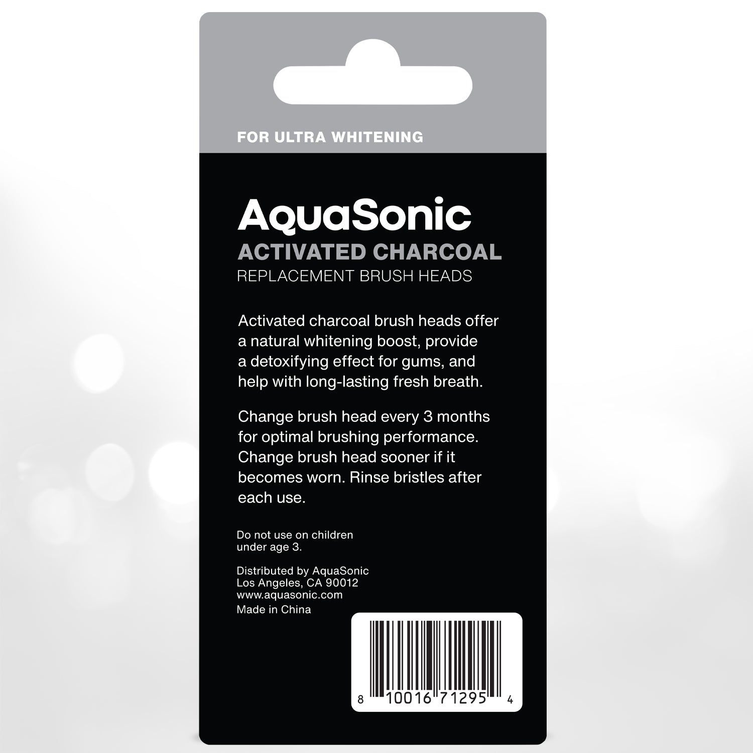 Activated Charcoal Brush Heads