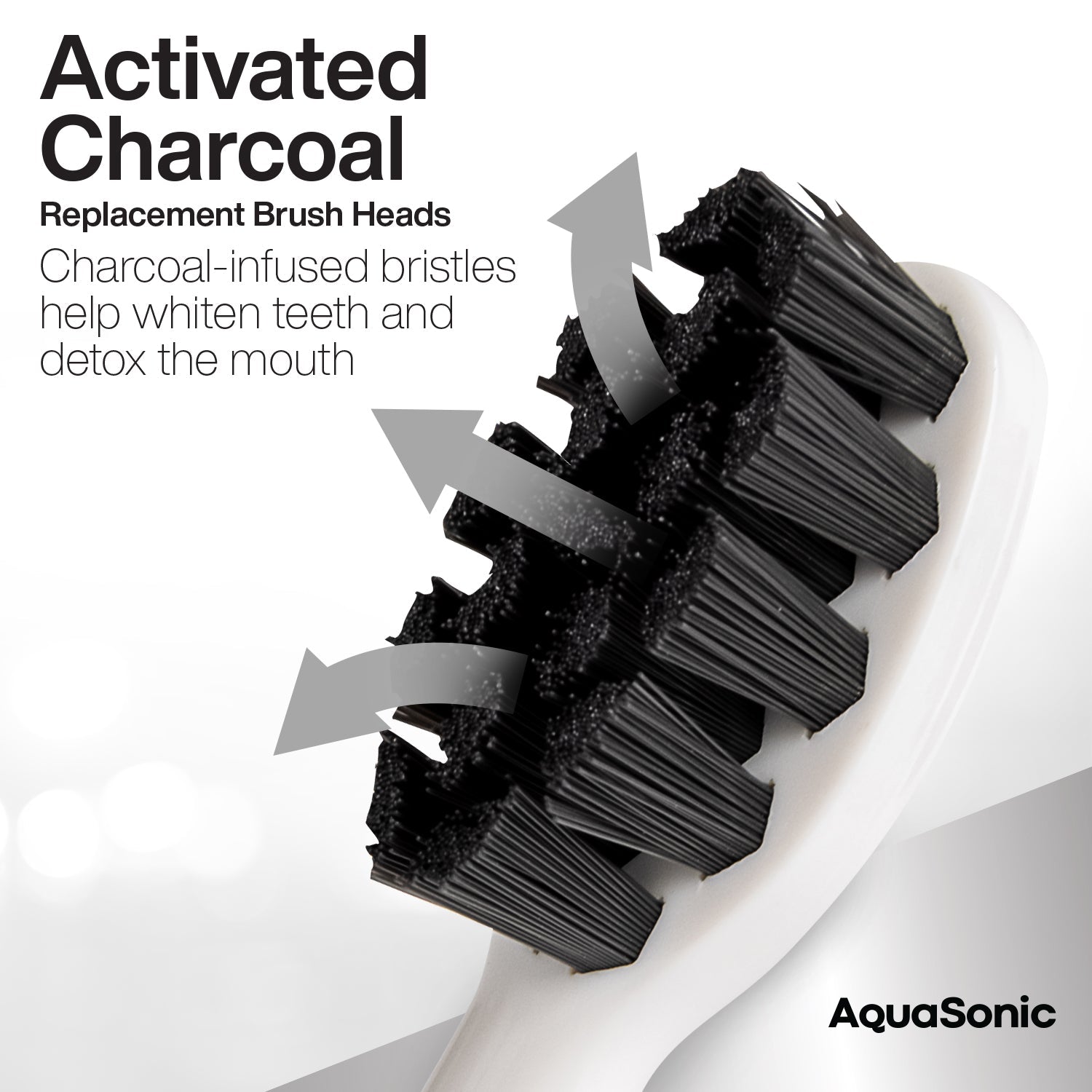 Activated Charcoal Brush Heads