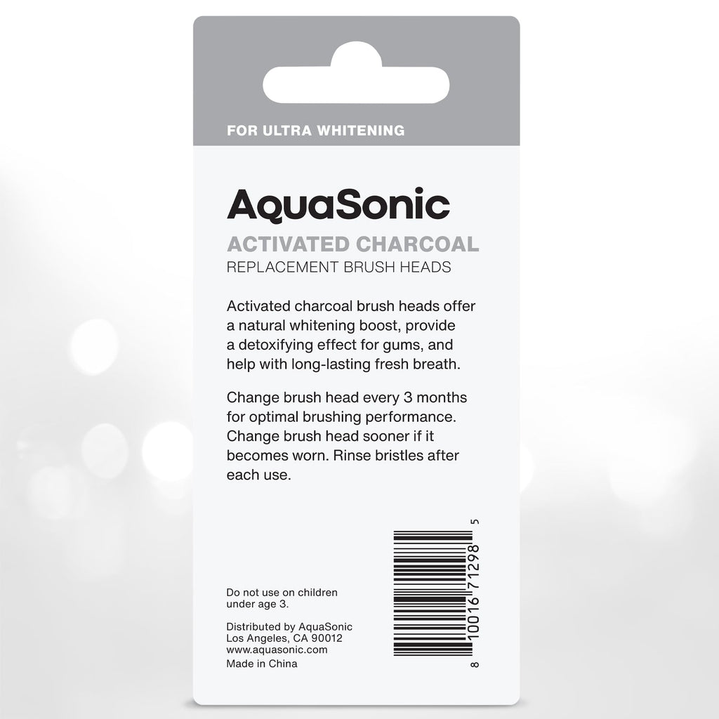 Activated Charcoal Brush Heads