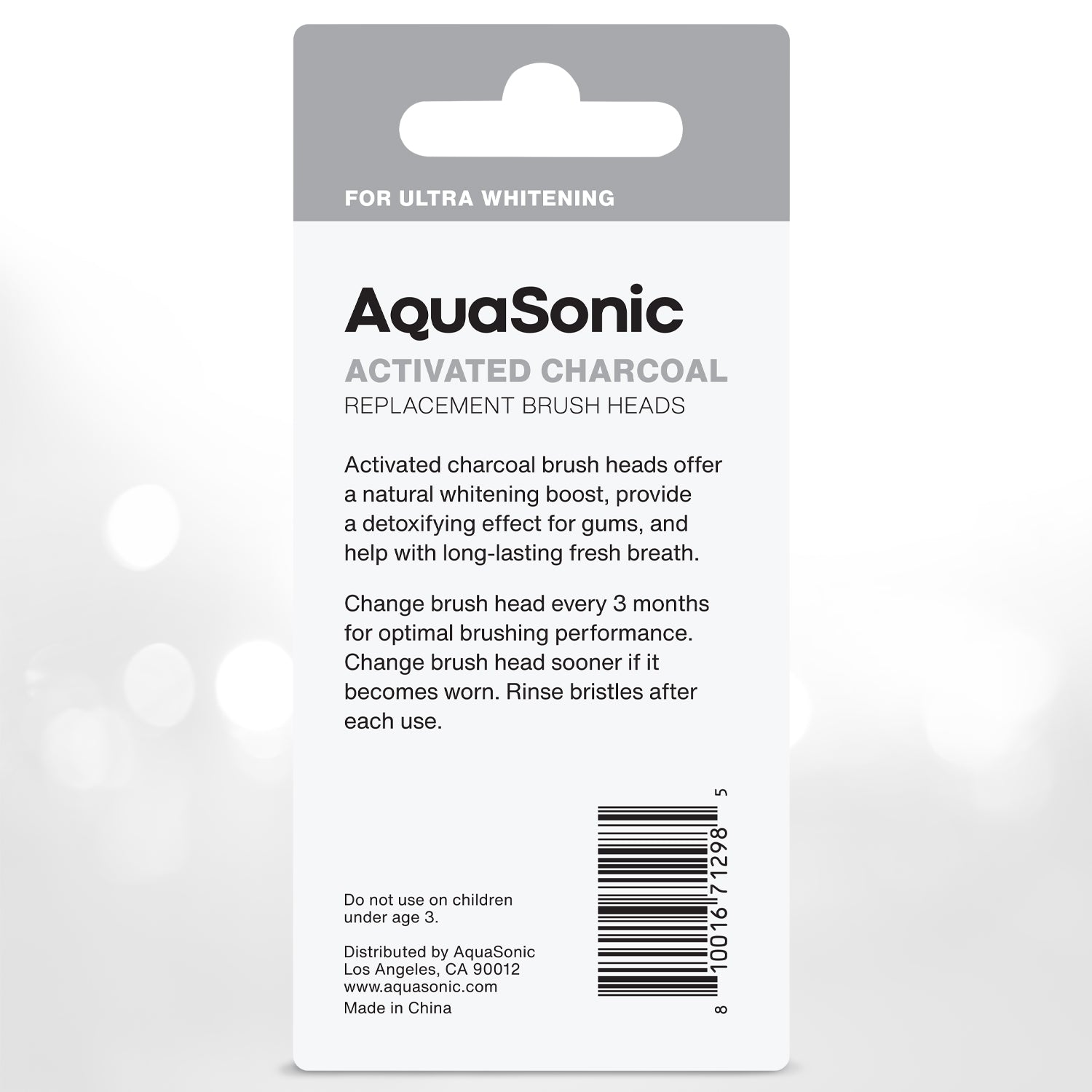 Activated Charcoal Brush Heads