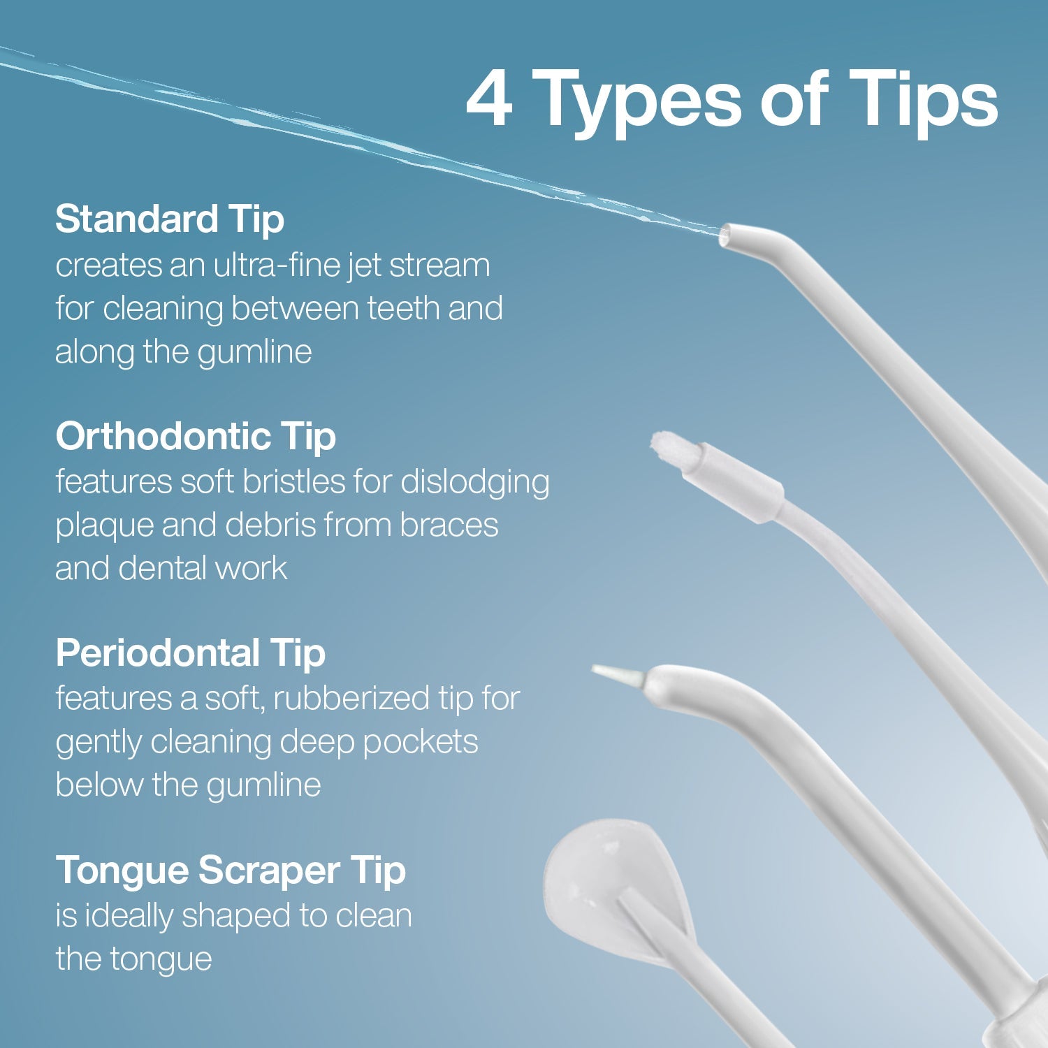 Aqua Flosser Replacement Tips