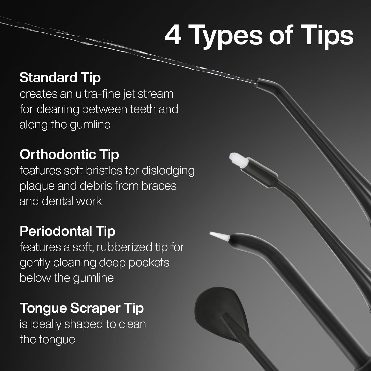 Icon Water Flosser Replacement Tips